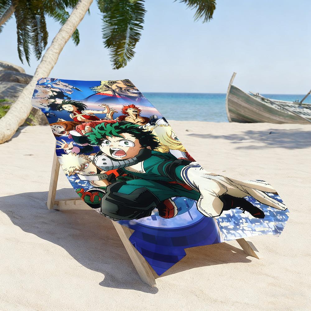 Comic My Hero Academia Towel Towels For Beaches Yoga Studios Gyms Hot Springs Swimming Pools And Picnics