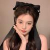 New Fashion Oversized Bowknot Hairpin for Woman Girls Ballet Style Ribbon Spring Clip Headwear Hair Accessories