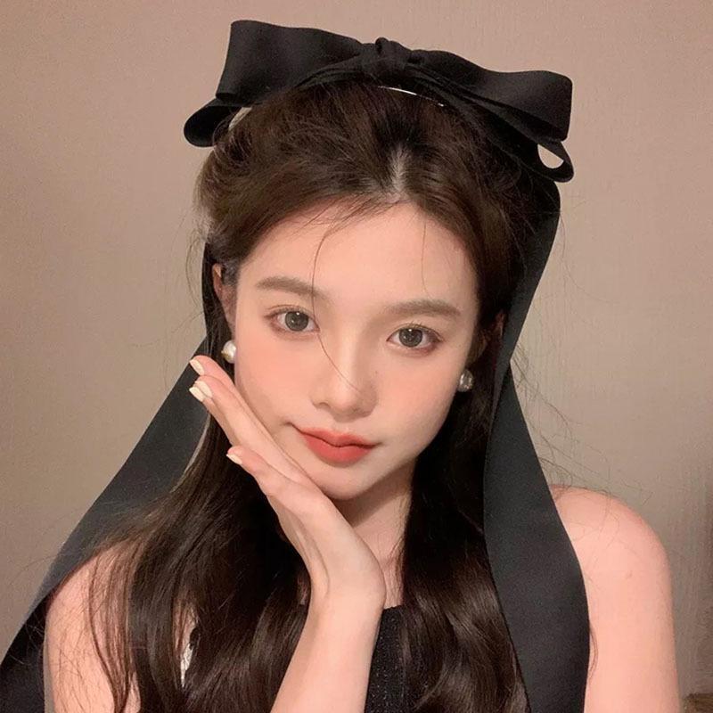 New Fashion Oversized Bowknot Hairpin for Woman Girls Ballet Style Ribbon Spring Clip Headwear Hair Accessories