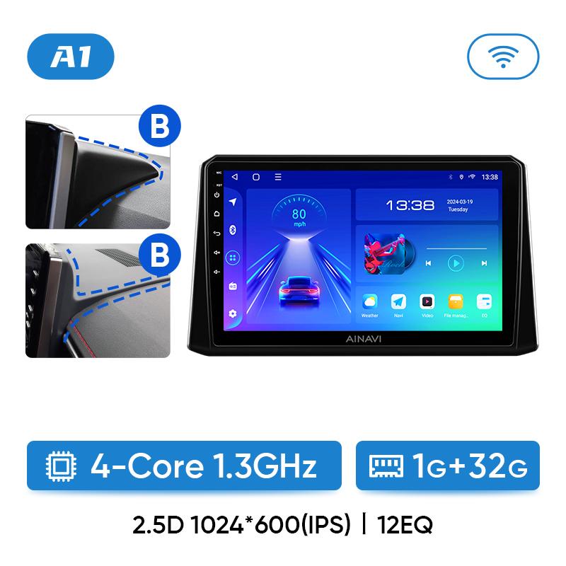 

Мультимедийный плеер Ainavi для Toyota Corolla 12 Cross 2019-2025 Carplay Android Auto Car Radio Stereo 4G Wifi GPS DSP 48EQ 2 Din