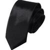 Skinny Tie Women Satin Skinny Scarf Long Necktie Satin Tie Formal Black Ties JK Uniform Tie Solid Color Plain Solid Tie