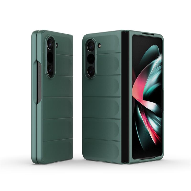 For Samsung Galaxy Z Fold 5 Case Silicone PC Capa Samsung Z Fold Flip 5 4 3 Case Protector Phone Anti-drop Case Z Fold 5 Cover