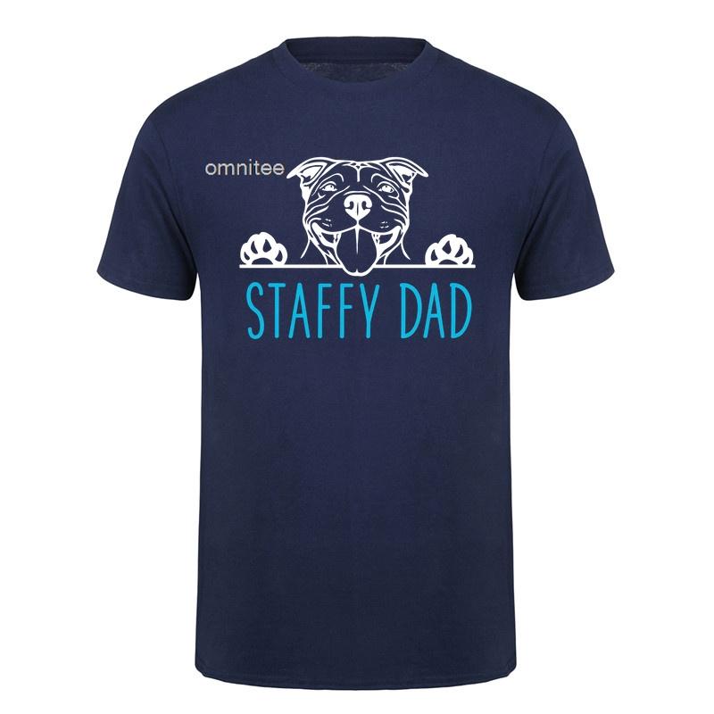 Staffordshire Bull Terrier T Shirt Dog Lover Funny Pet Owner Graphic Tee Vintage Cool Dogs TShirt Unisex Unisex Gift HJ161