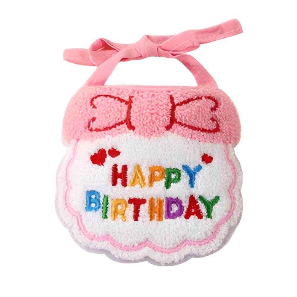 1pc Polyester Pet Scarf Pink/Blue Party Dress-up Suitable For Cats, Dogs, And Other Cute Pets All-season Accessories YMY