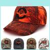 Deer Embroidered Baseball Cap With Adjustable Strap For Outdoor Sports And Sun Protection