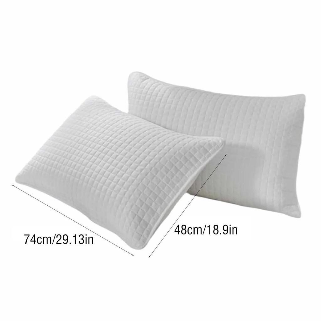 Bed Pillows King Size Goose Feathers And Down White Pillows with Soft Cotton Cover Bed Sleeping Pillows Silk Pillowcase Leopard