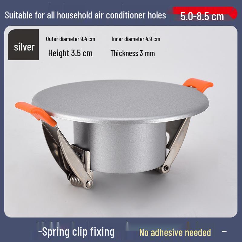 Round Air Conditioner Exhaust Pipe Decorative Cover and Seal