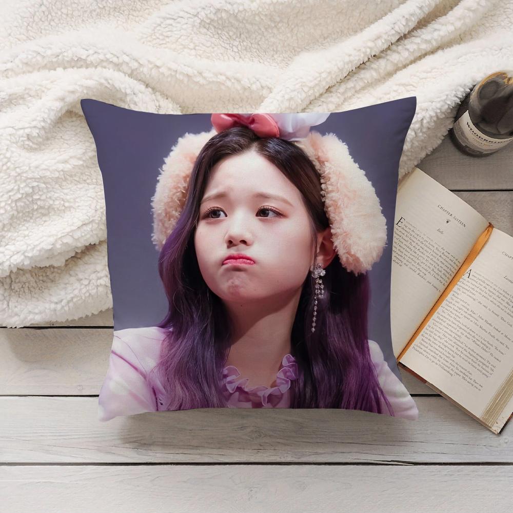 Singer Jang Won-Young Pillow Case Home Decoration Cushion Cover Suitable For Bedroom Car Office Sofa