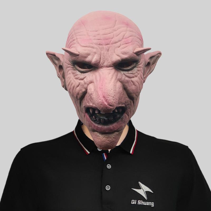 Goblin Spooky Green Mask For Costume Parties Featuring Eerie Design And Diy Features