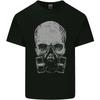 Grey Skull Gas Mask Biker Gothic Kids T-Shirt Childrens
