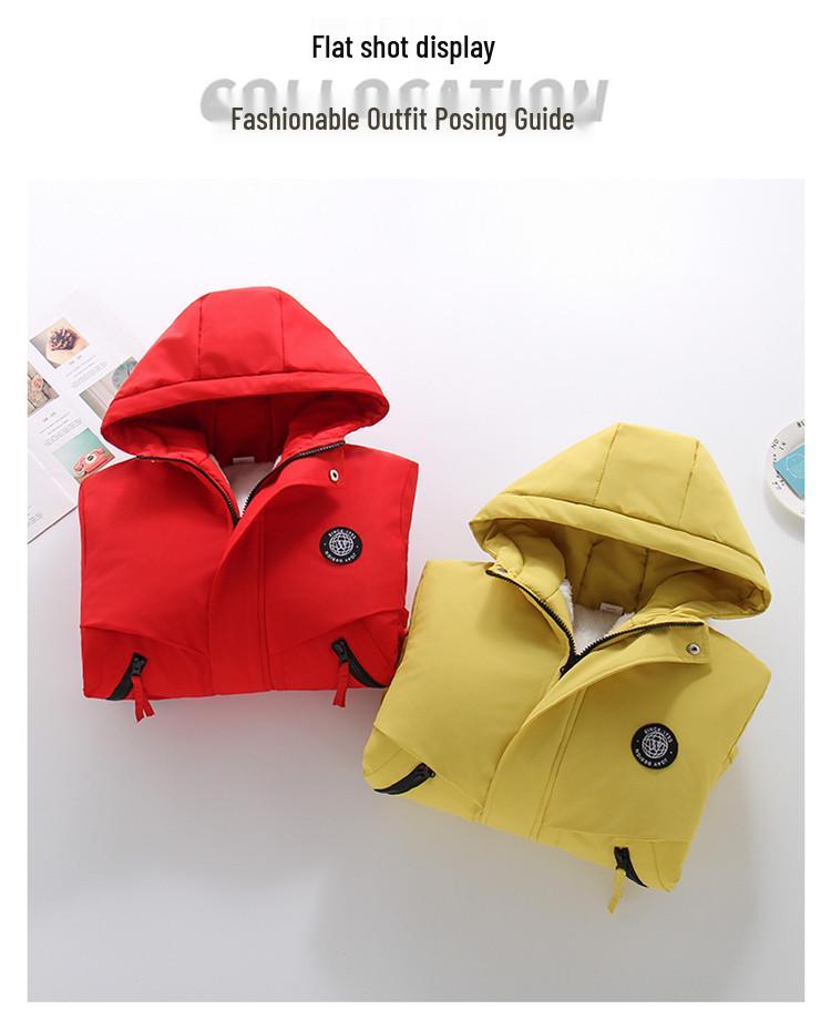 2026 Gevoerde Fleece Jas voor Jongens voor Herfst/Winter - Middel/Grote Maten, Dikke Warme Parka voor Bergbeklimmen