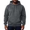Men's  Solid Color  Adding Fleece  Loose  Hooded Hood  Hoodie