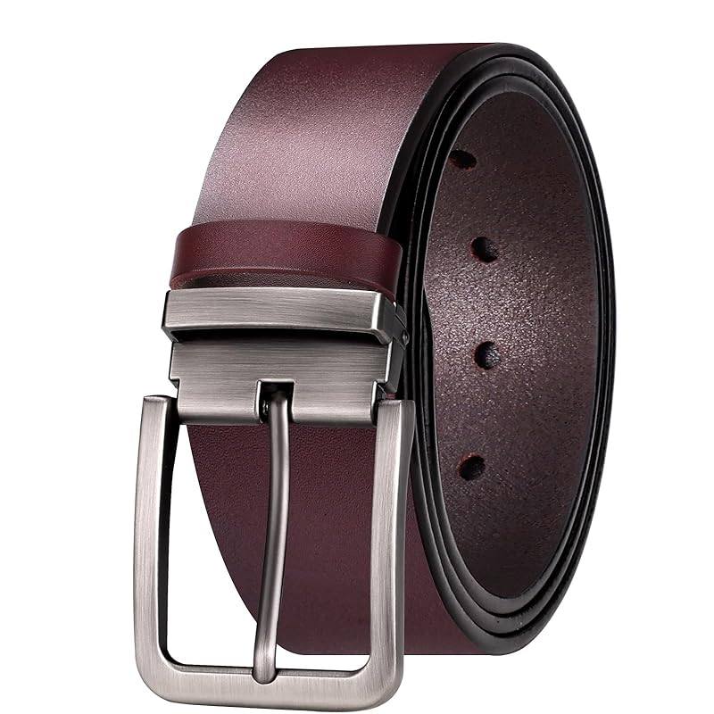 

[Alphyly] Belt men s big size men s belt genuine leather casual business golf suit brown for men brown cowhide brand father s day present gift 130cm
