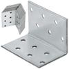 Carpenter's Square Steel Construction Connector 40 X 40 X 60 MM Set of 12 PCS