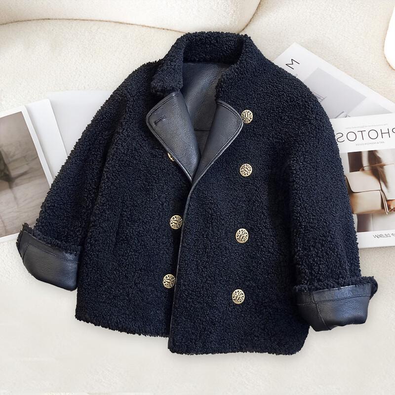 Женское зимнее пальто свободного кроя в корейском стиле, двубортное L