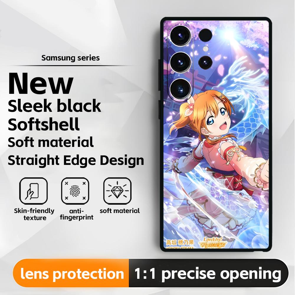 Love Live! School Idol Project  Phone Case For Samsung Galaxy S25 S24 S23 S22 S21 S20 Plus Ultra Note20 Soft Black