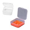 Pack Of 12 Storage Boxes for Home Organization Plastic Stackable Small Square Box with Lid Transparent Pills Case