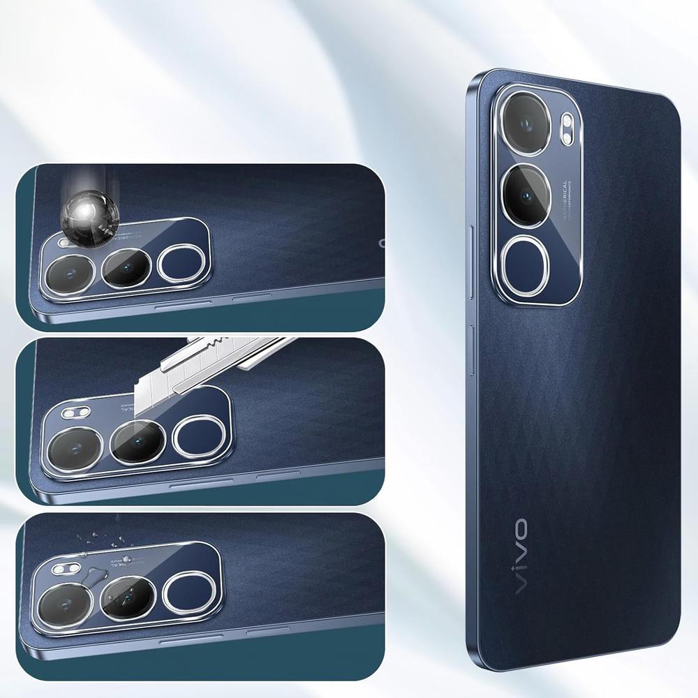 Tempered glass for the camera for Vivo Y19s, transparent