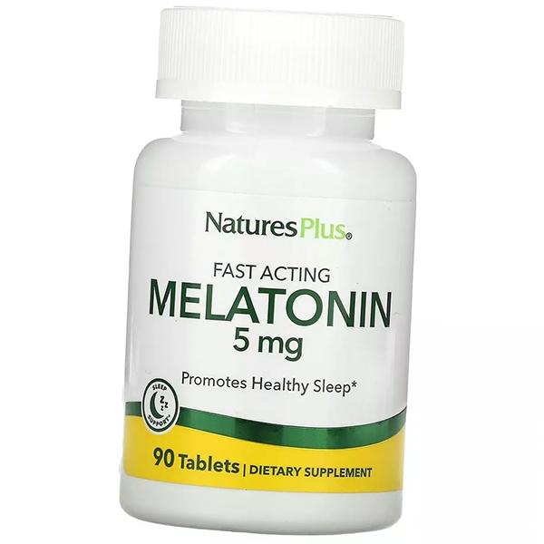 Быстродействующий Мелатонин, Fast Acting Melatonin 5, Nature's Plus  90таб (72375023)
