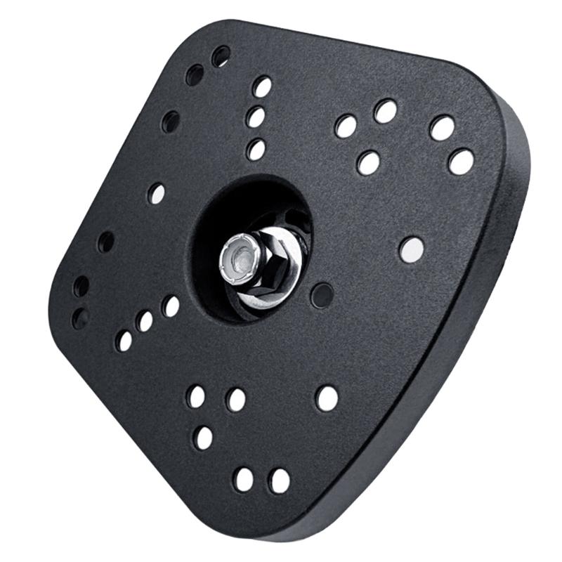 Marine Electronic Fish Finder Mount Plate Boats Fish Finder Mount Bracket Fish Finder Mount Base, 360 Degree Adjustable