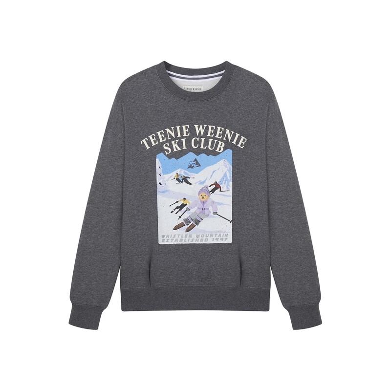 Teenie Weenie Women's Ski Bear Graphic Sweatshirt
