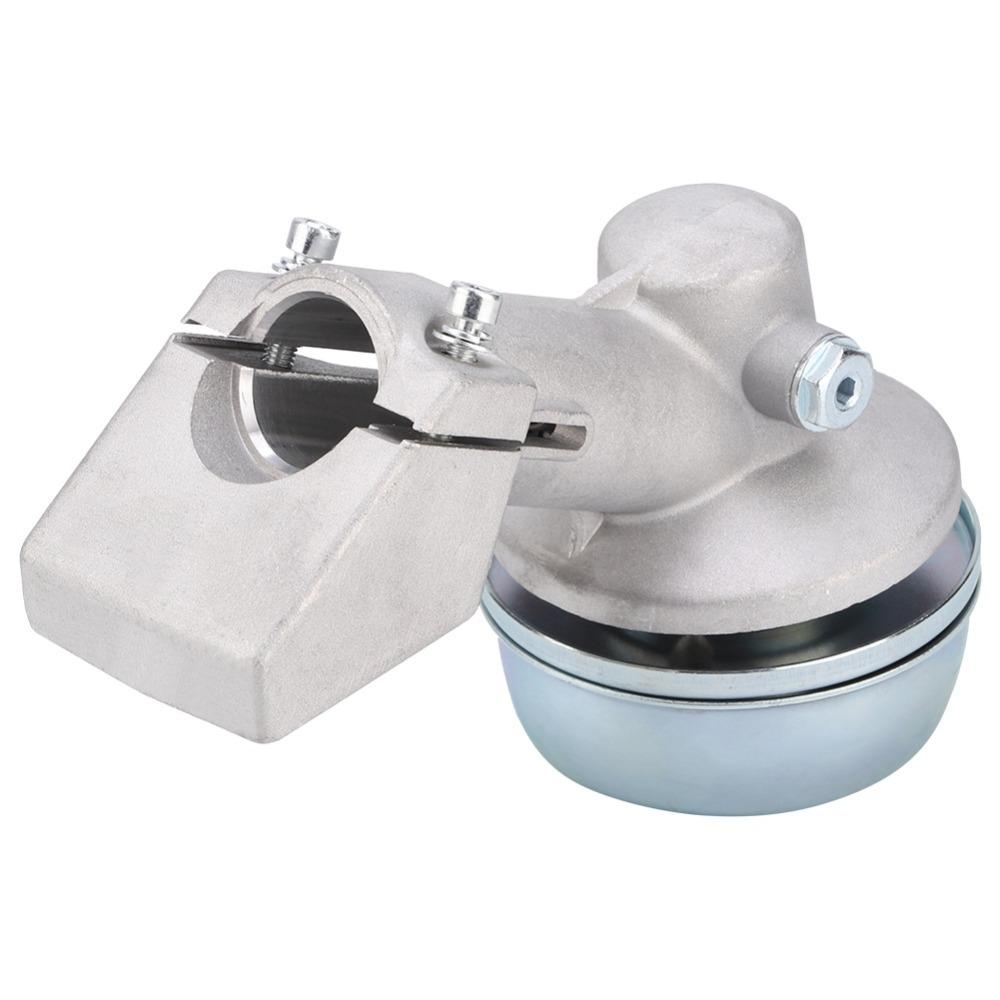 Silver Gearbox Gear Head Metal Replacement Gear Head Durable Brush Cutter Gearbox