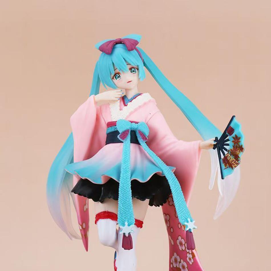 In Stock Original FURYU TENITOL Hatsune Miku Anime Action Model Toys for Kids Present Collectible Model Ornaments