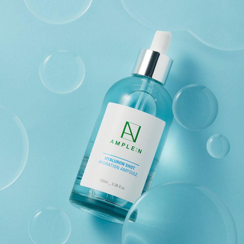 Hyaluronic Shot Moisture Ampoule Large Capacity 100ml + Blemish Shot Cream 15ml