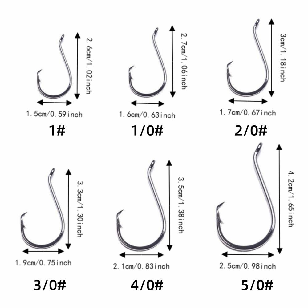 160PCS with Storage Box Fish Hook Set High Carbon Steel Fishing Hooks  Freshwater Fishing