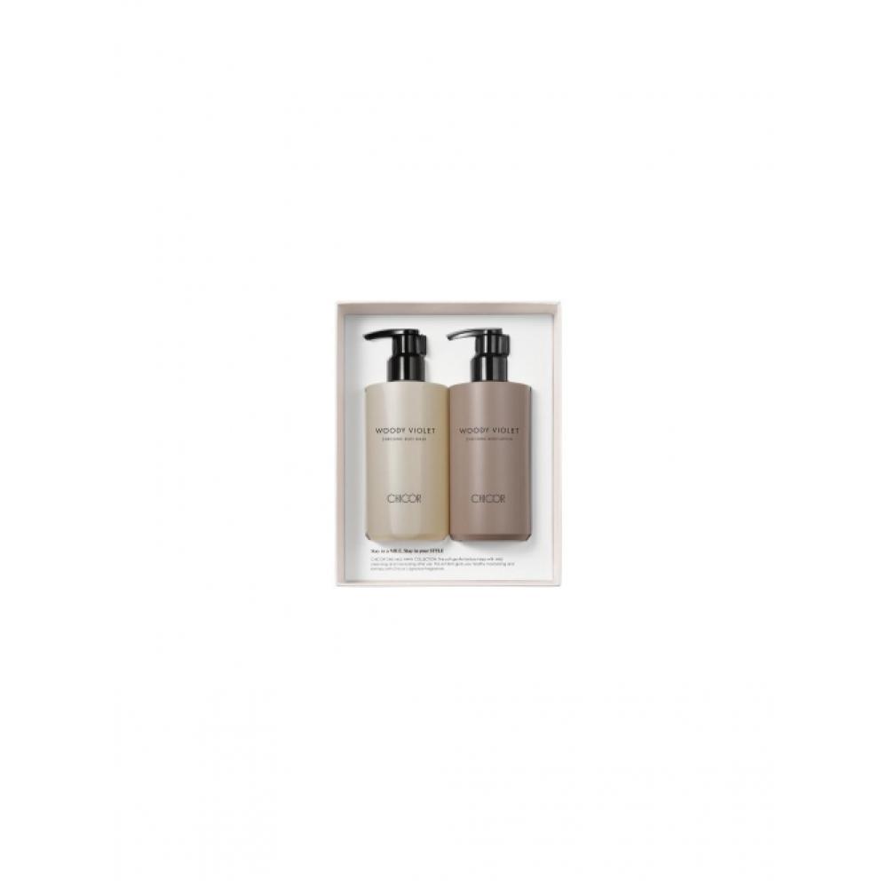 Chicor Collection Woody Violet Body Care Set  2 Types 