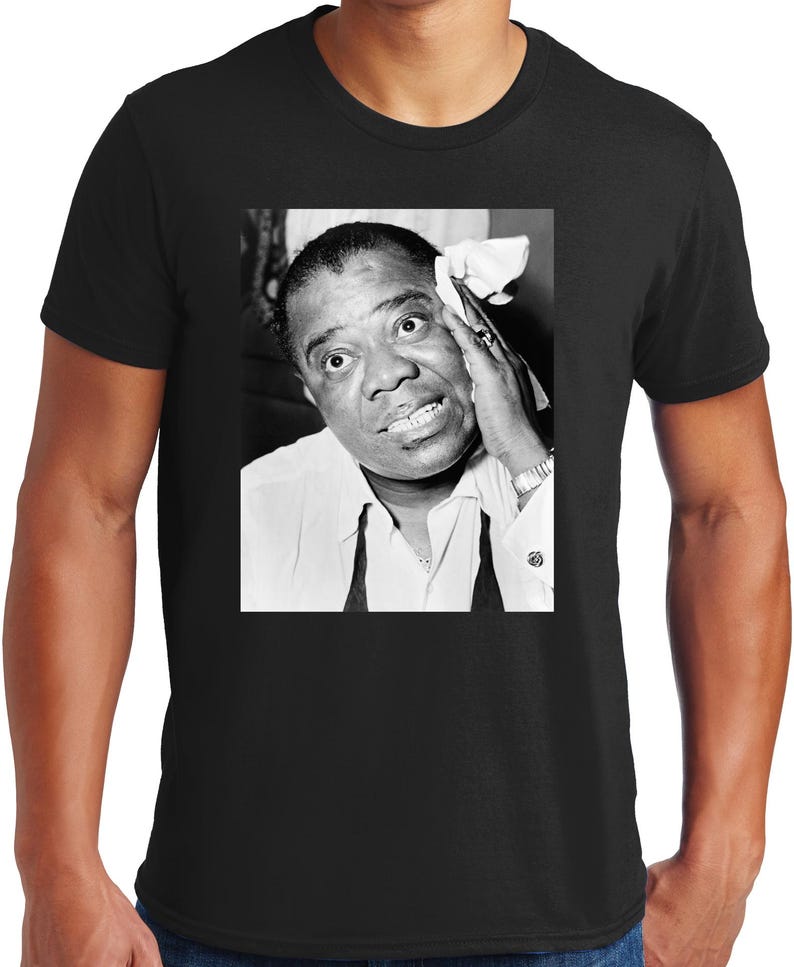 Big and Tall Louis Armstrong Photo unisex T-Shirt S