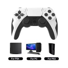 SOONPHO P48 Wireless Gamepad with Six Axis Gyroscope Game Controller For PS4 PS3 Console Wins 7 8 10 Dual Vibration PC Joystick