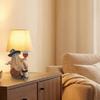 Resin LED Ghost Figurines Cute Ghost Wine Glass Statue Creative Ghost Light Up Decor  For Entryway