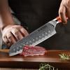 Damascus Steel Kitchen Knife VG10 Japanese Santoku Chef's Knife Slicing Knife with Ebony Handle Kitchen Cutlery Sushi Knife
