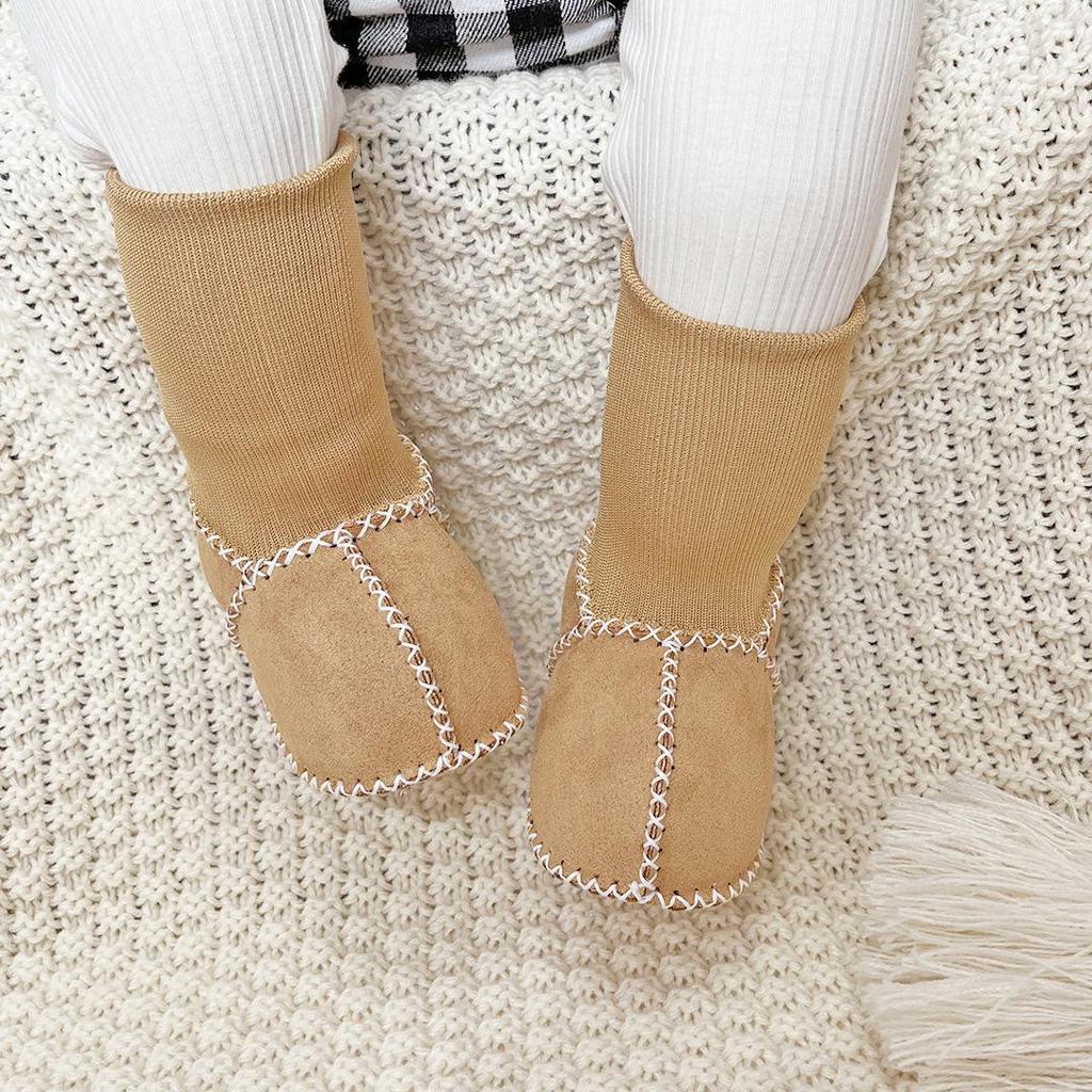 Newborn Non-slip Anti-wool Soft Sole Baby Toddler Shoes for Boys & Girls
