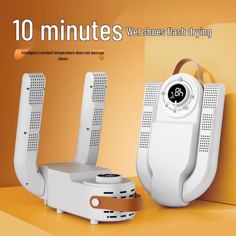 Smart Portable Shoe Dryer with Timer and Odor Removal