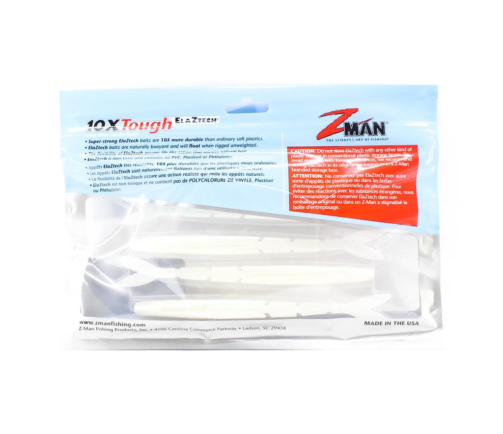 Zman Soft Lure DarterZ 6 Inch 5/Pack Pearl (3960)