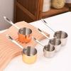 Portable Mini Sauce Pan 60/80/125/250ML Salad Sauce Dish Smooth Condiment Containers  Coffee Making