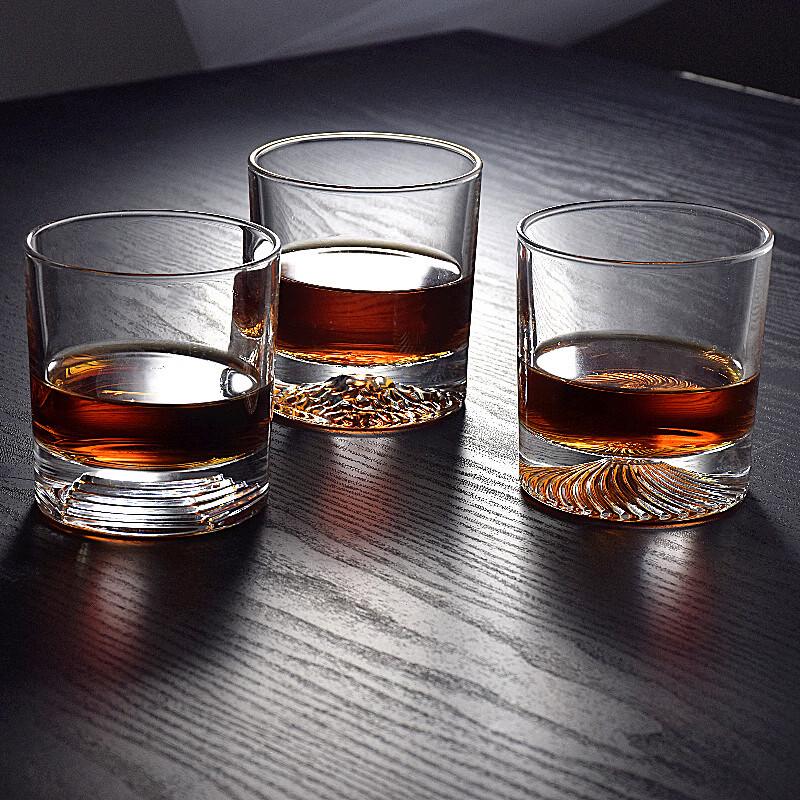 LISM 285ml Handmade Whisky Glasses - Set of 3