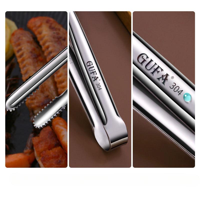 304 Stainless Steel, Barbecue Clip, Japanese Style, Bread Clip, Food Clip, Steak Clip, Extended, Barbecue Clip, Kitchen Small Tool