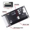 NFHK 4X Oculink SFF-8612 SFF-8611 to PCIE PCI-Express 16x Adapter ATX 24-pin with Power Port for Motherboard Graphics Cards