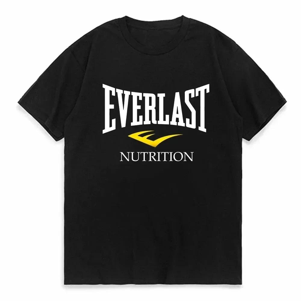 

Футболка з логотипом EVERLAST BOXING та Жіноча літня футболка з круглим вирізом та принтом Harajuku Street Fashion Топ 3XL