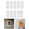 Flexible Display owner Group 8 clamps And 24 Adhesive Parts For Easy Wall Organization