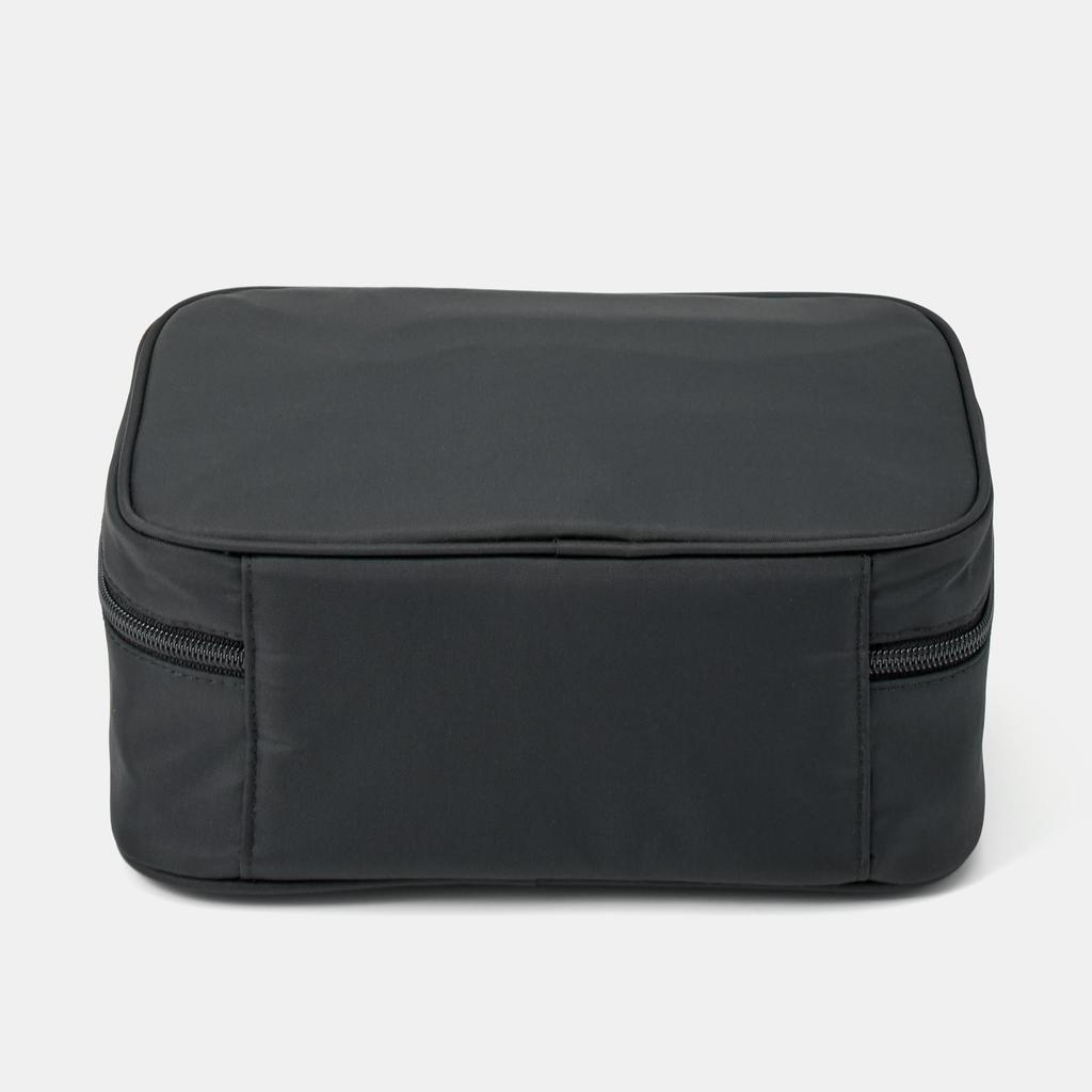 MUJI Nylon Makeup 23 x x 9 83525323 Box, Black, Small, 15.5 cm,