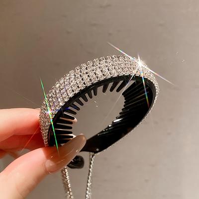 Vintage Glanz Strass Haarnadel Haarklammern für Frauen Mädchen Luxus Barock Bling Quaste Haarspangen Haarschmuck Geschenke