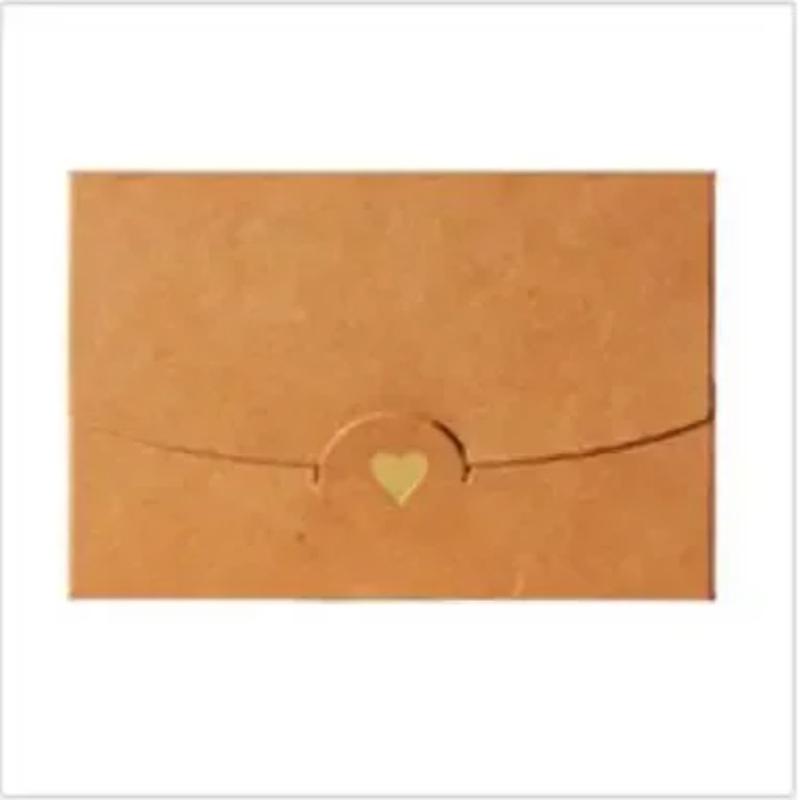 20pcs Mini Envelopes Small Greeting Card Name Card Envelope Hot Stamping Love Pearlescent Paper