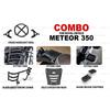 For Royal Enfield Meteor 350 "Airfly Engine Guard & Solo Expedition Rack Combo"