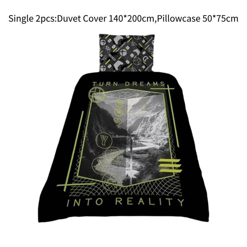 

Reality Microsoft Xbox Single Duvet Cover Console Design Gamer Bedding Gift Set