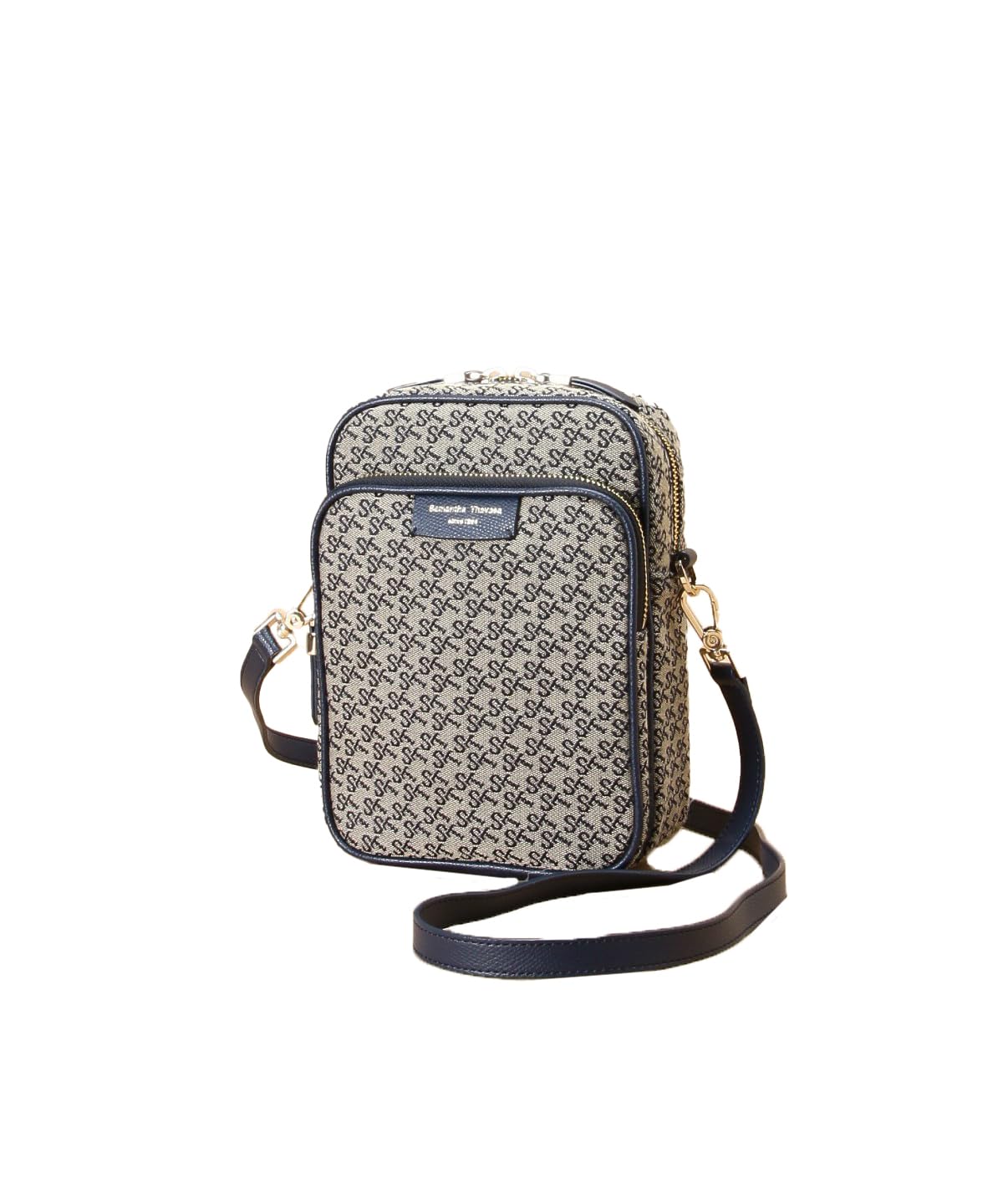 

Samantha Thavasa ST Jacquard Sac de Pool Handbag for Navy Women,