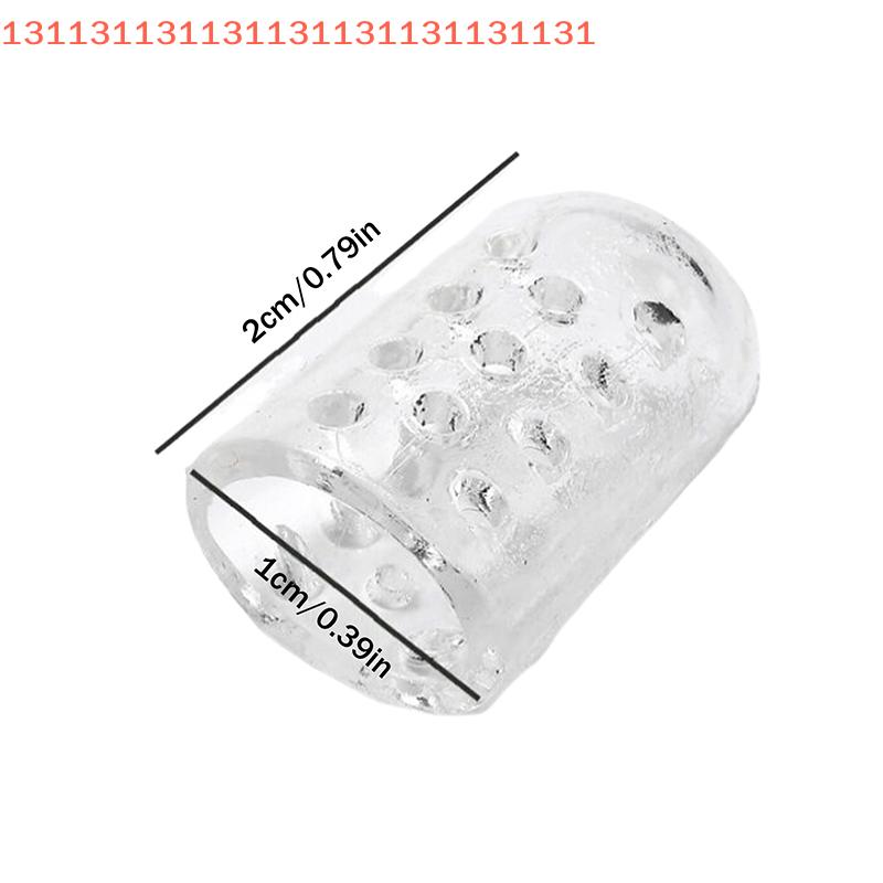 2-100 Stück Silikon Anti-Reibungs Zehenschutz Gel Atmungsaktive Zehenkappen Überzüge Fußpflege Fingerspitzen Elastizität Verhindert Blasen